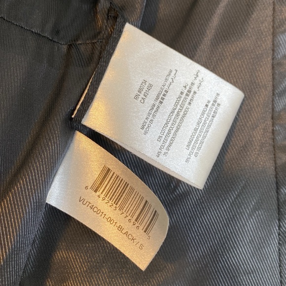 BCBGMaxAzria Black Shiny Blazer Jacket, Size Small - Picture 7 of 8